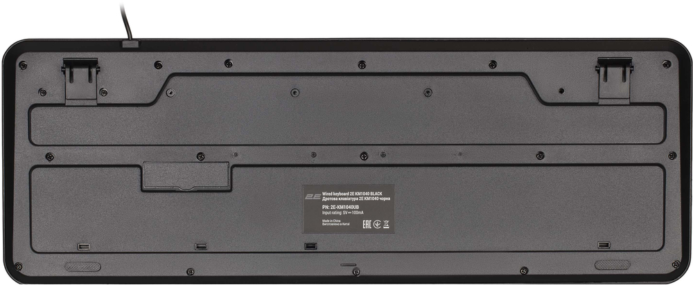 Клавіатура 2E KM1040 104key, USB-A, EN/UK, Black (2E-KM1040UB_UA)фото4