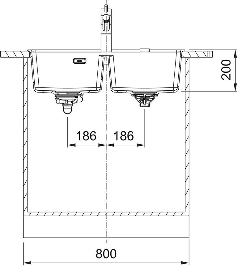 Мойка кухонная Franke Maris MRG 620 TL, серый камень (114.0720.011) фото 