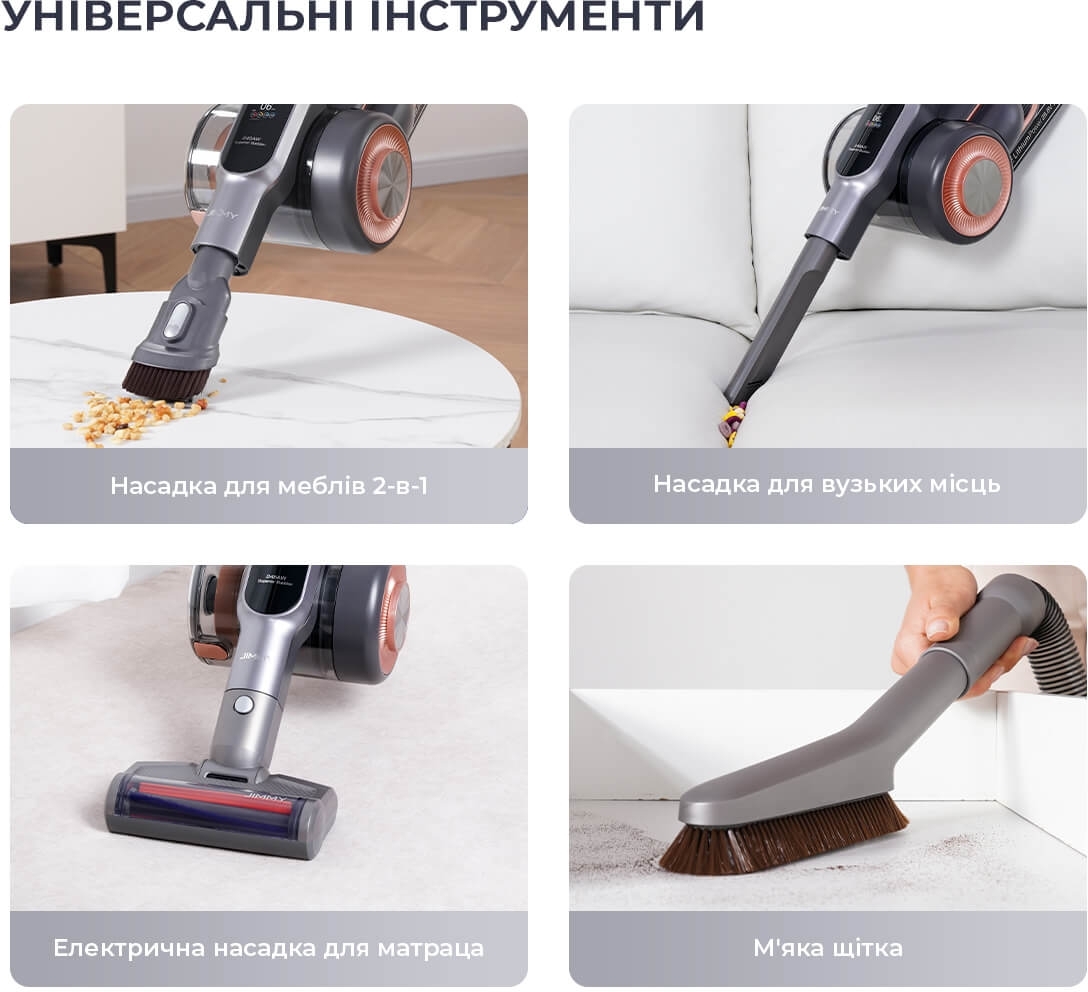 Аккумуляторный пылесос Jimmy H10PRO фото 12