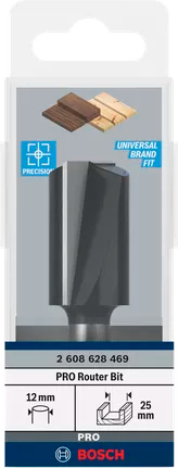 Фреза пазовая Bosch Professional с двумя лезвиями Std S12 D25 L40 мм (2.608.628.469) фото 3