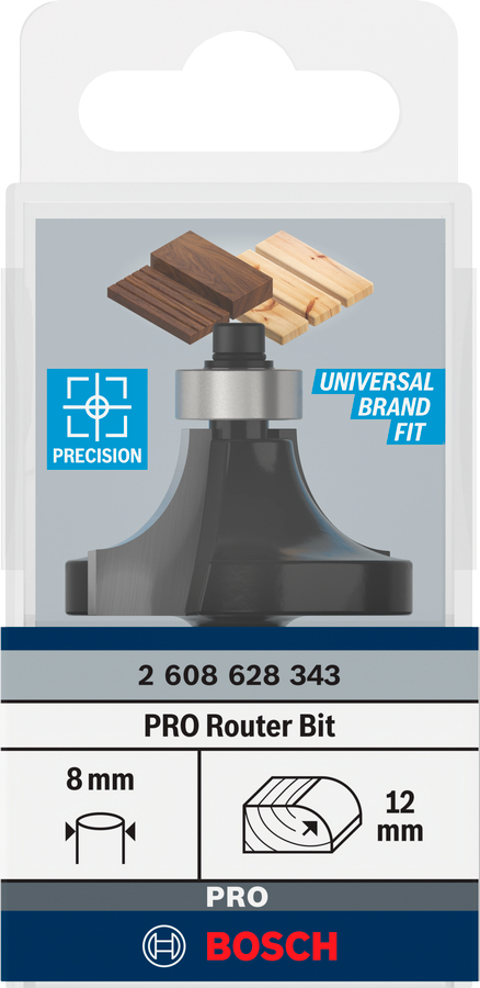 Карнизная фреза Bosch Professional Std S8 R12 D36.7 L18.6 мм (2.608.628.343) фото 3