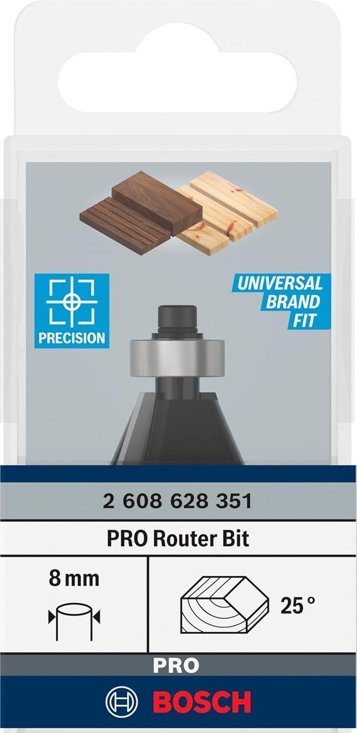 Фреза фасонная Bosch Professional Std S8 D23.7 В5.5 L11.7 мм, 25° (2.608.628.351) фото 4