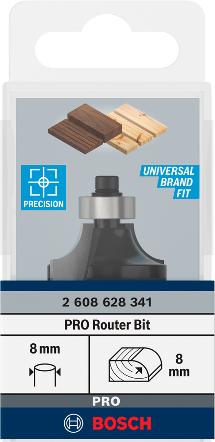 Карнизная фреза Bosch Professional Std S8 R8 D28.7 L15.2 мм (2.608.628.341) фото 3