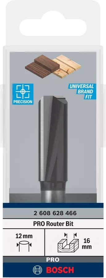 Фреза пазовая Bosch Professional с двумя лезвиями Std S8 D16 L40 мм (2.608.628.466) фото 3