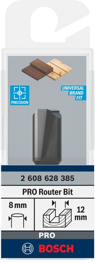 Фреза пазовая Bosch Professional с двумя лезвиями Std S8 D12 L19.6 мм (2.608.628.385) фото 3