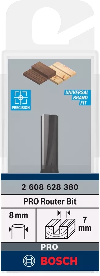 Фреза пазова Bosch Professional з двома лезами Std S8 D7 L19.6 мм (2.608.628.380)фото3