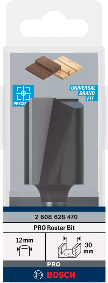 Фреза пазовая Bosch Professional с двумя лезвиями Std S12 D30 L40 мм (2.608.628.470) фото 3