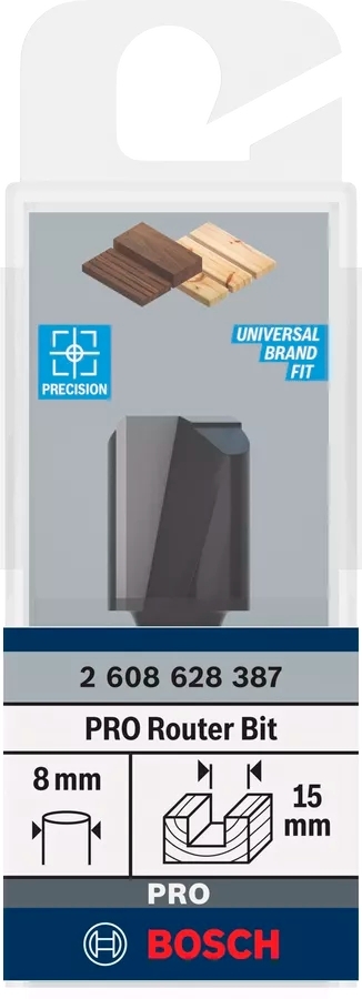 Фреза пазова Bosch Professional з двома лезами Std S8 D15 L19.6 мм (2.608.628.387)фото3