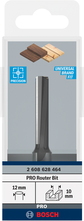 Фреза пазовая Bosch Professional с двумя лезвиями Std S12 D10 L40 мм (2.608.628.464) фото 3