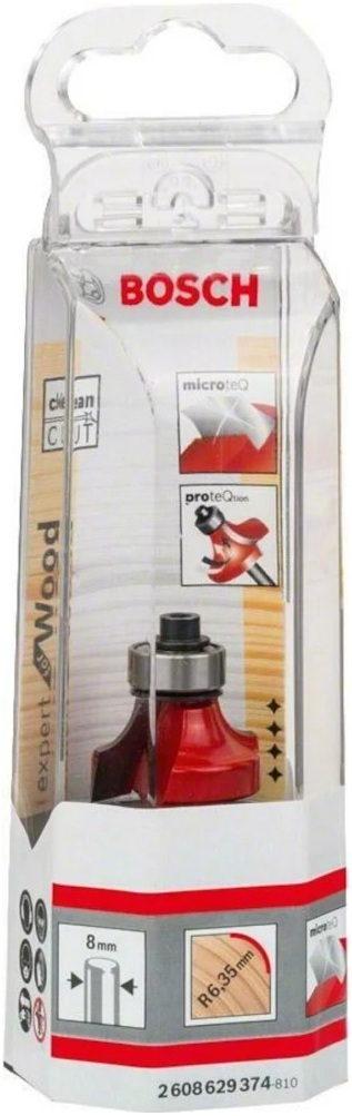 Фреза радиусная Bosch Professional Expert S8 R6.35 D25.4 L12.7 мм (2.608.629.374) фото 3