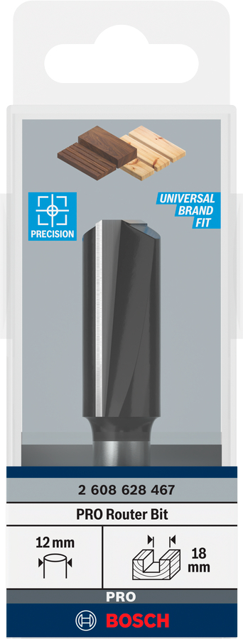 Фреза пазовая Bosch Professional с двумя лезвиями Std S12 D18 L40 мм (2.608.628.467) фото 3