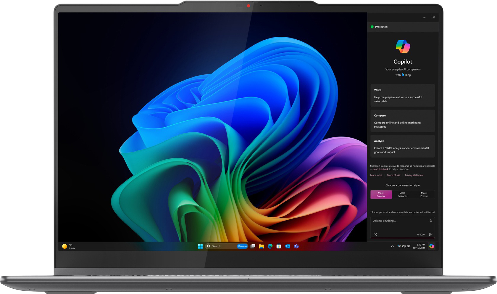 Ноутбук LENOVO Yoga 7 2-in-1 14ILL10 Luna Grey (83JQ009VRA) фото 10