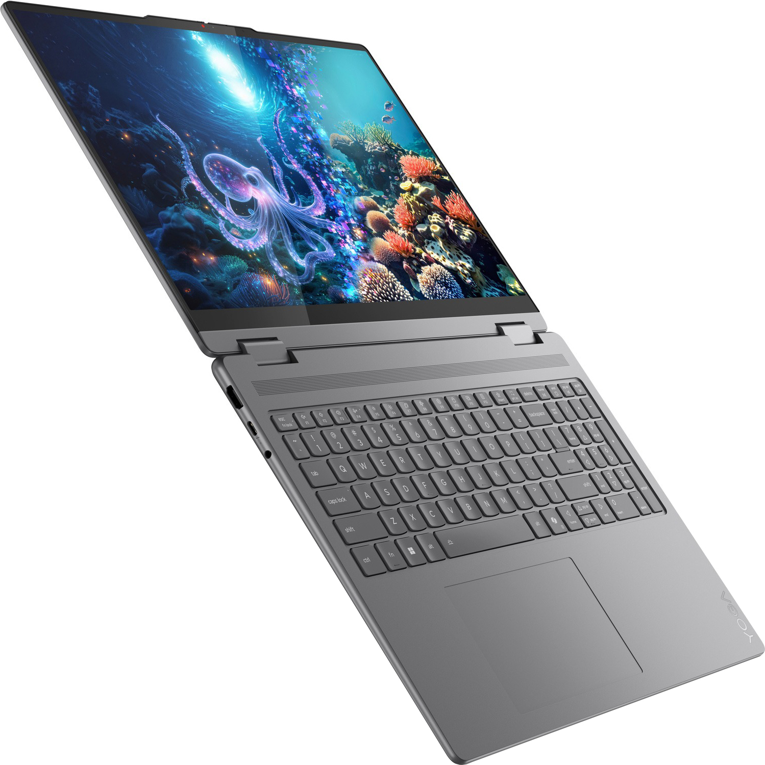 Ноутбук LENOVO Yoga 7 2-in-1 16ILL10 Luna Grey (83JT002JRA) фото 6