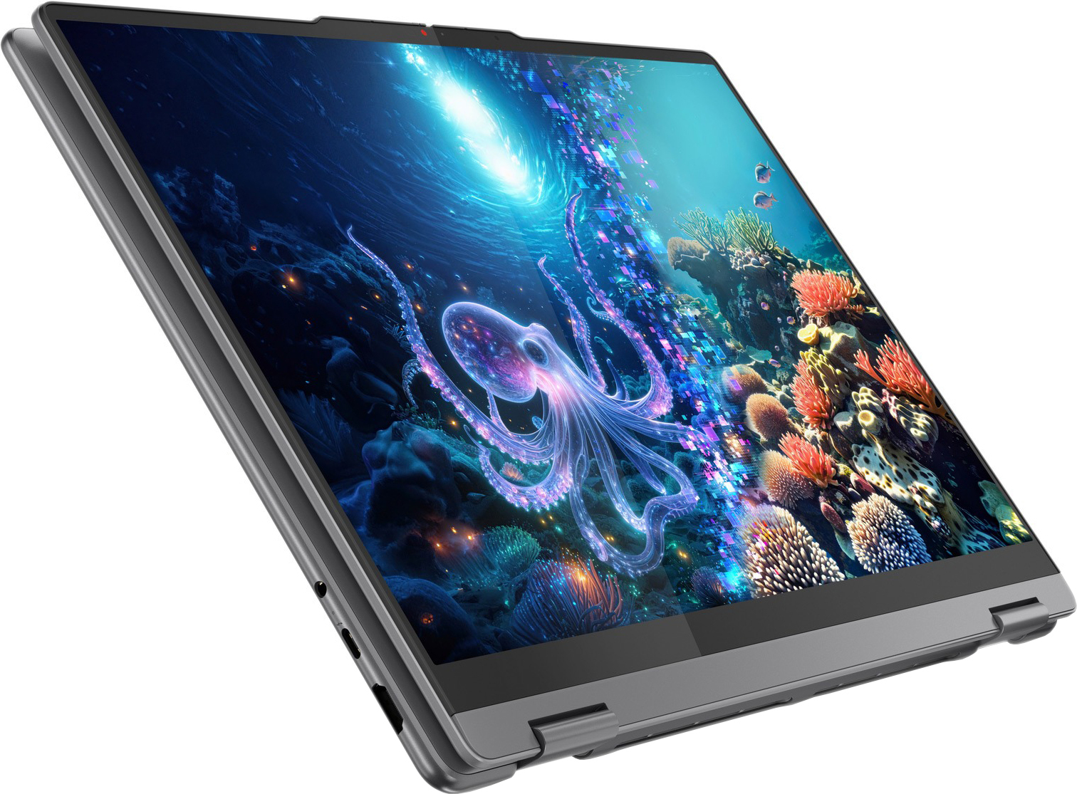 Ноутбук LENOVO Yoga 7 2-in-1 16ILL10 Luna Grey (83JT002JRA) фото 3