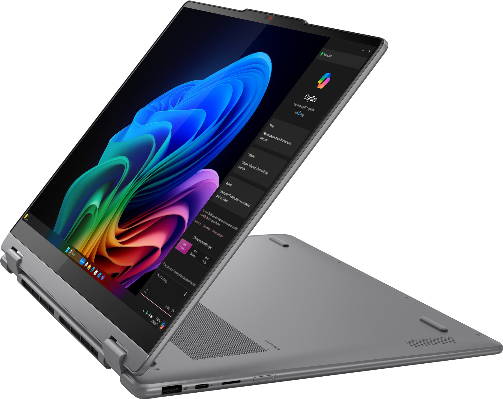 Ноутбук LENOVO Yoga 7 2-in-1 16ILL10 Luna Grey (83JT002JRA) фото 2