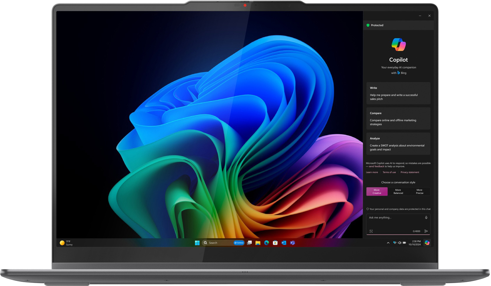 Ноутбук LENOVO Yoga 7 2-in-1 16ILL10 Luna Grey (83JT002JRA) фото 10