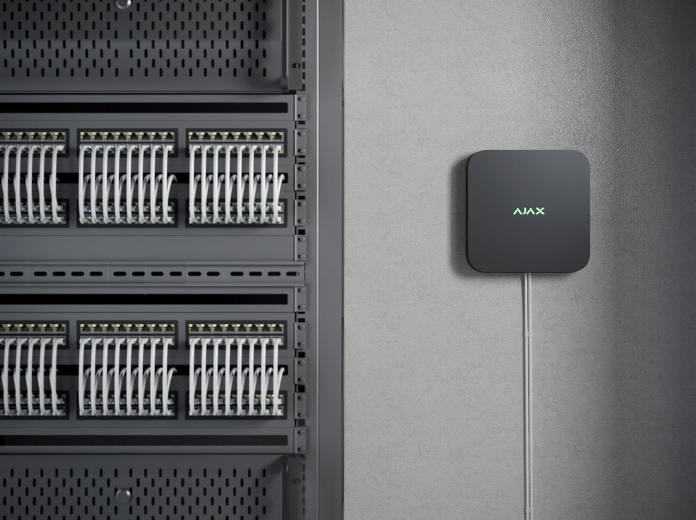 Мережевий відеореєстратор Ajax NVR DC black, 8 каналів, 12V, чорний (000055794)фото