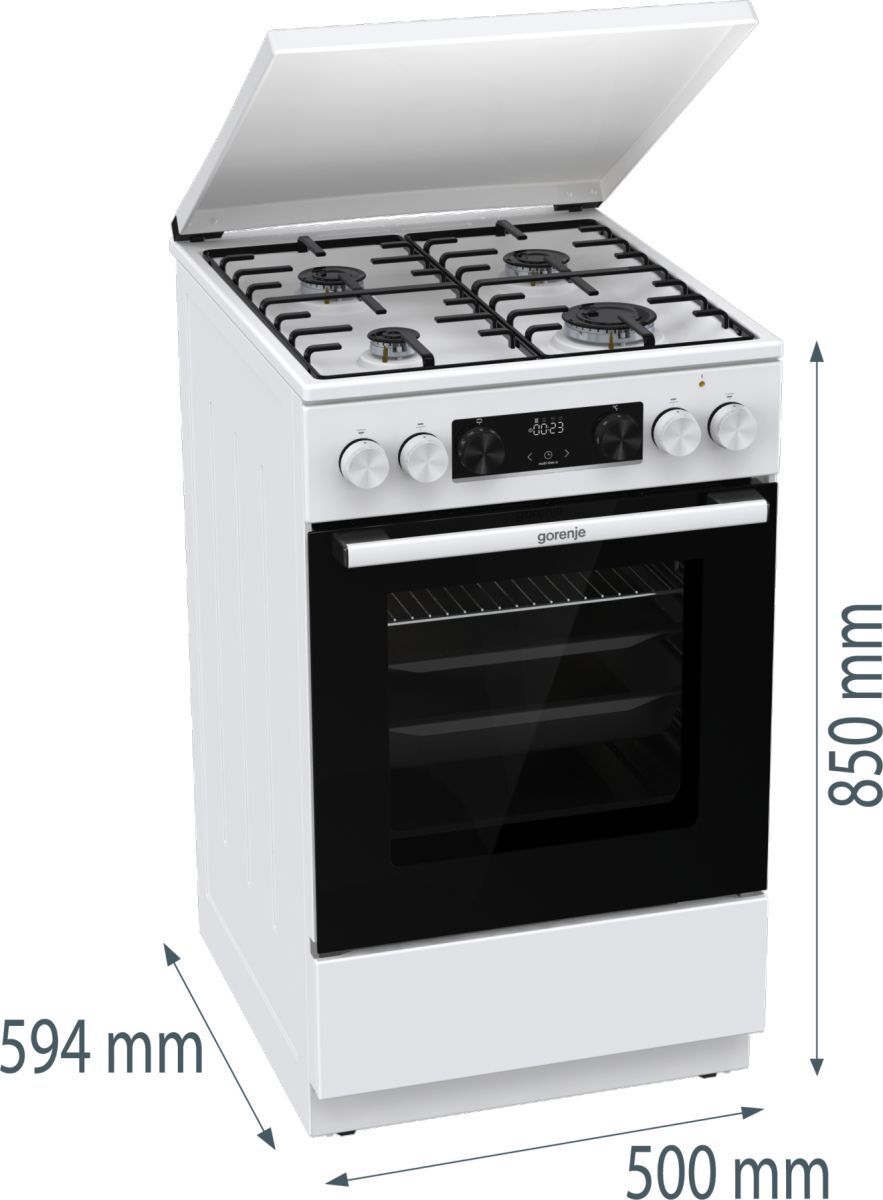 Плита комбінована Gorenje MEKS5121WMфото