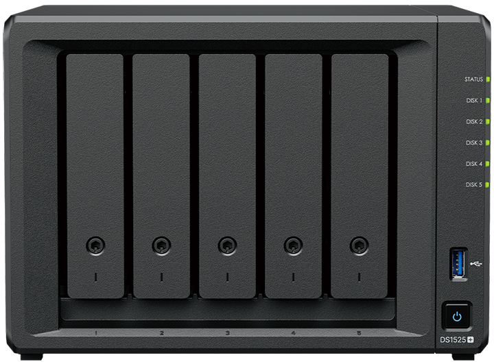 Сетевое хранилище NAS Synology DS1525+ (DS1525+) фото 3