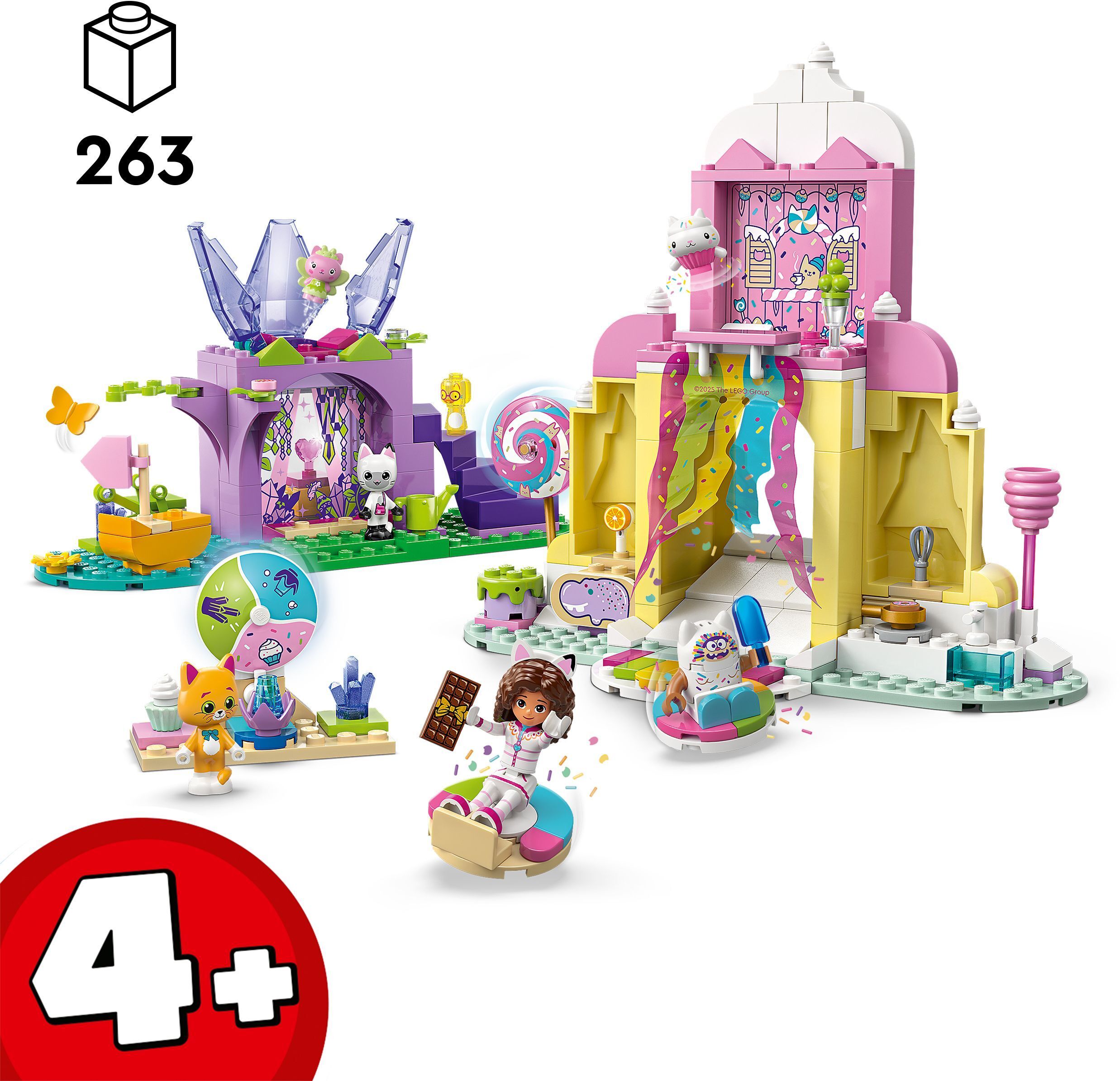 LEGO 11205 Gabby's Dollhouse Гора сладостей и сад Китти фото 2