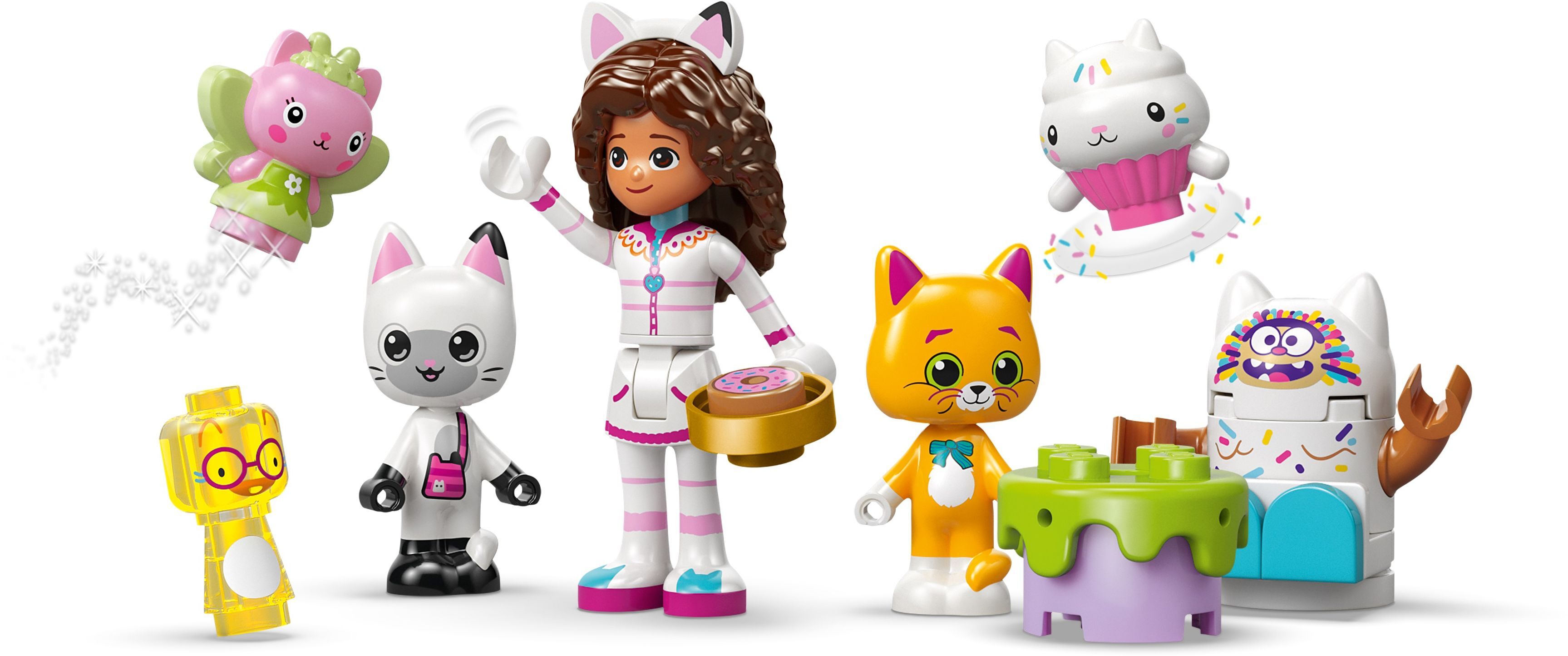 LEGO 11205 Gabby's Dollhouse Гора сладостей и сад Китти фото 3