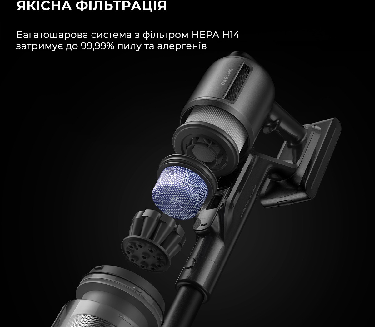 Акумуляторний пилосос Dreame Z40 Station (VZV33A) фото 16