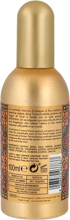 Туалетная вода для женщин Tesori d'Oriente Королевский уд Йемена 100 мл фото 3