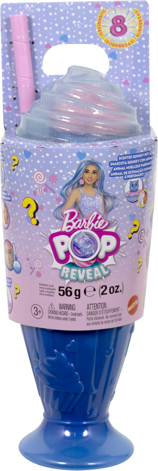 Кукла Barbie "Pop Reveal" серии "Любимые сладости" голубой милкшейк (JFY61) фото