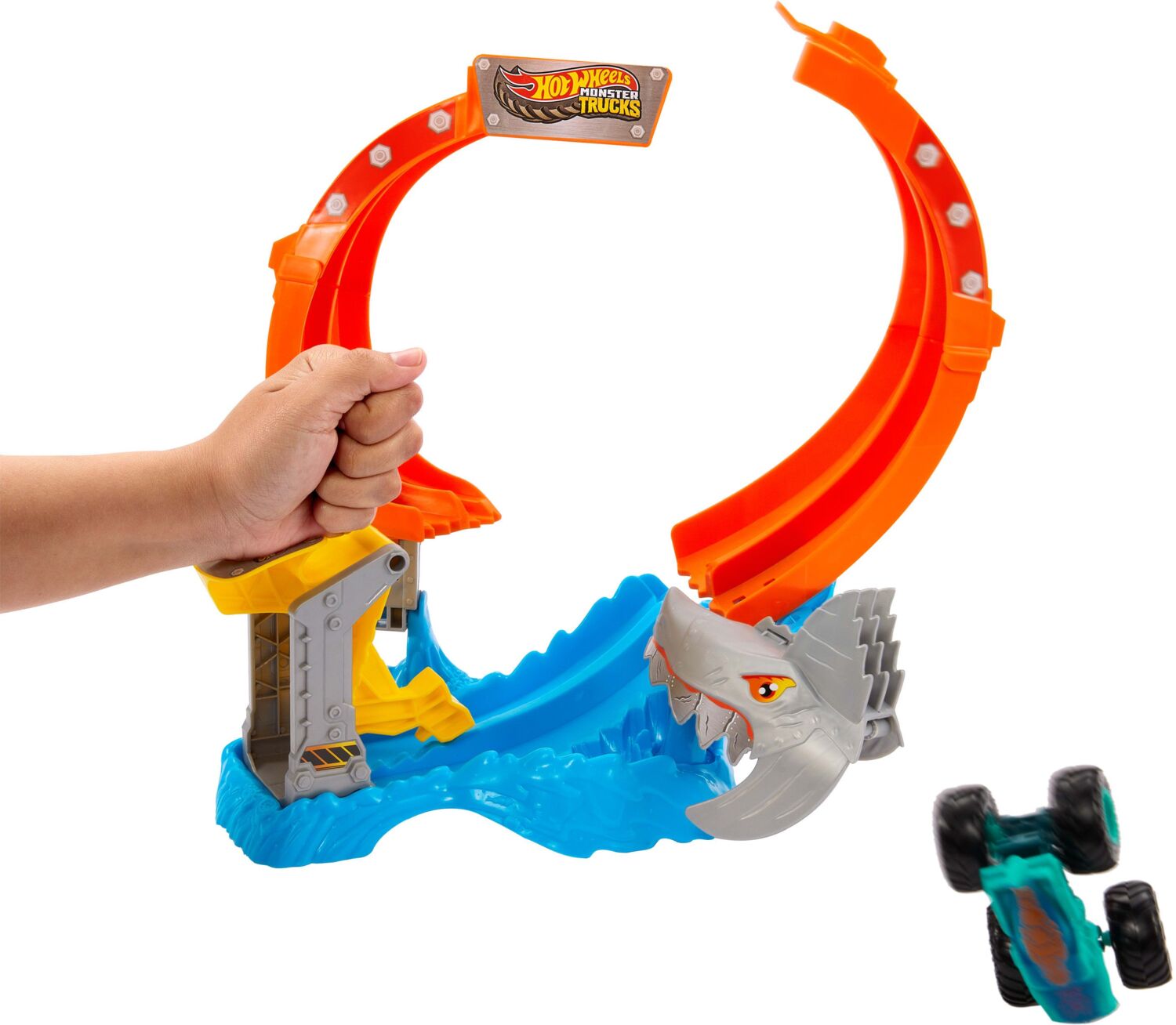 Набор "Монстро-атака акулы" Monster Trucks Hot Wheels (JFR08) фото