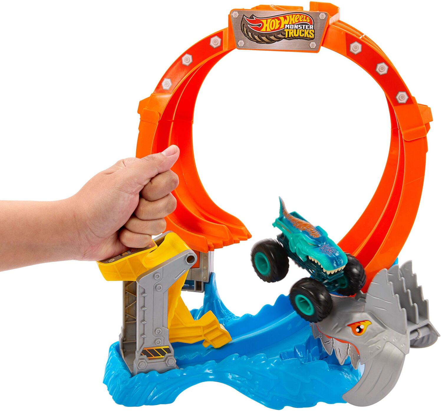 Набор "Монстро-атака акулы" Monster Trucks Hot Wheels (JFR08) фото