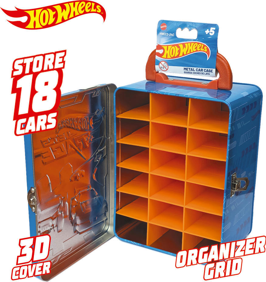 Контейнер для 18 машинок Hot Wheels (HWCC2-24C) фото 2