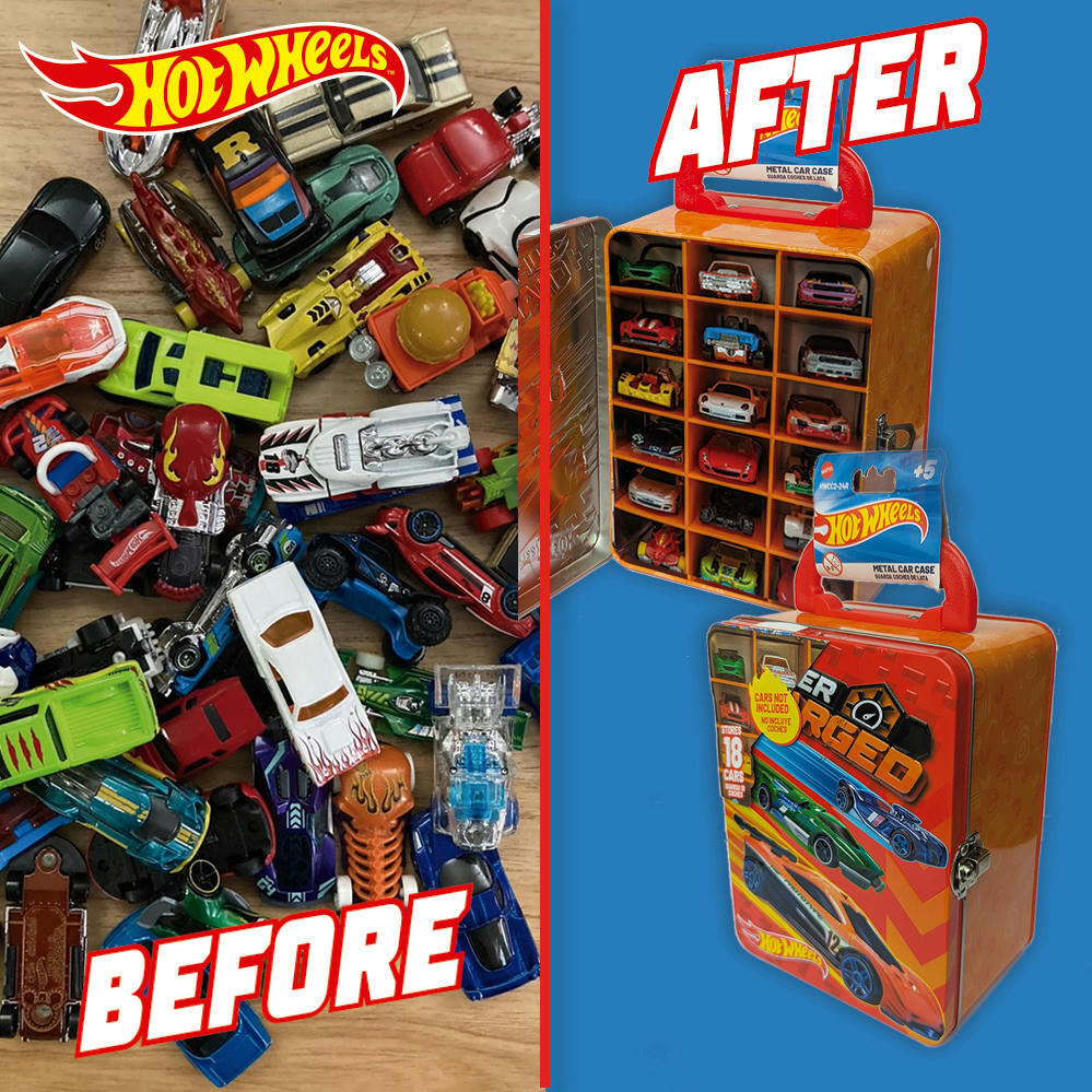 Контейнер для 18 машинок Hot Wheels (HWCC2-24R) фото 5