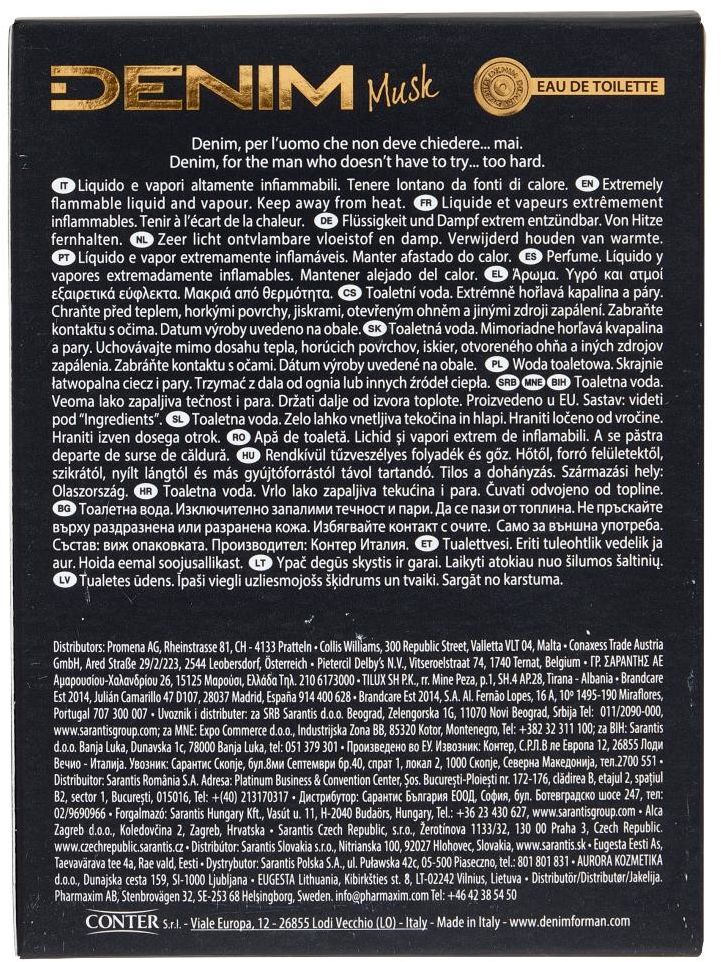 Туалетна вода для чоловіків Denim Musk 100 млфото6