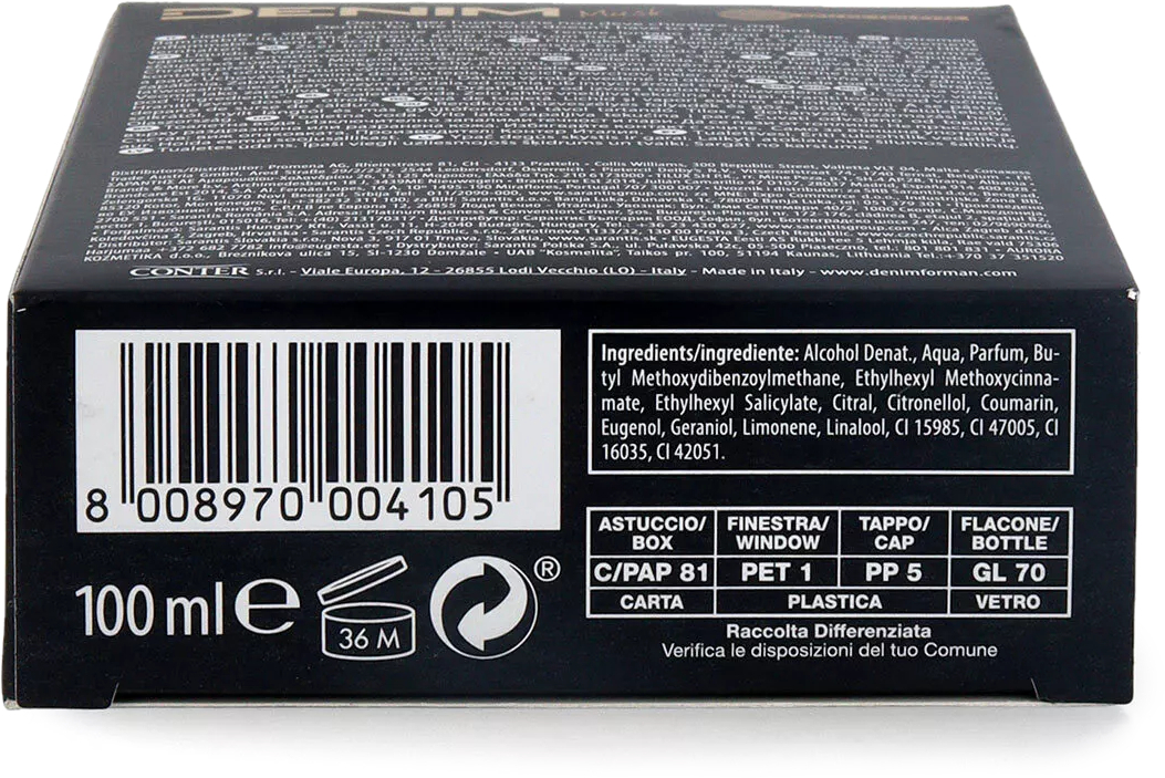 Туалетна вода для чоловіків Denim Musk 100 млфото