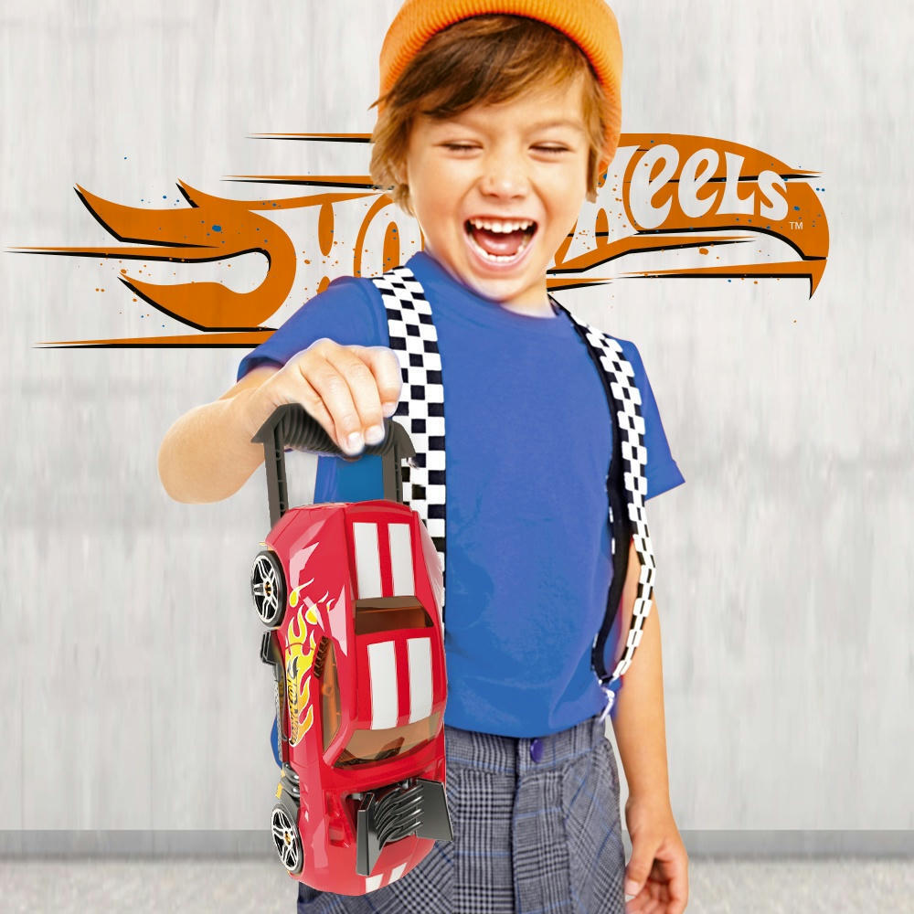 Гоночний автомобіль-гараж 2 в 1 (червоний) Hot Wheels (HWCC15R)фото9