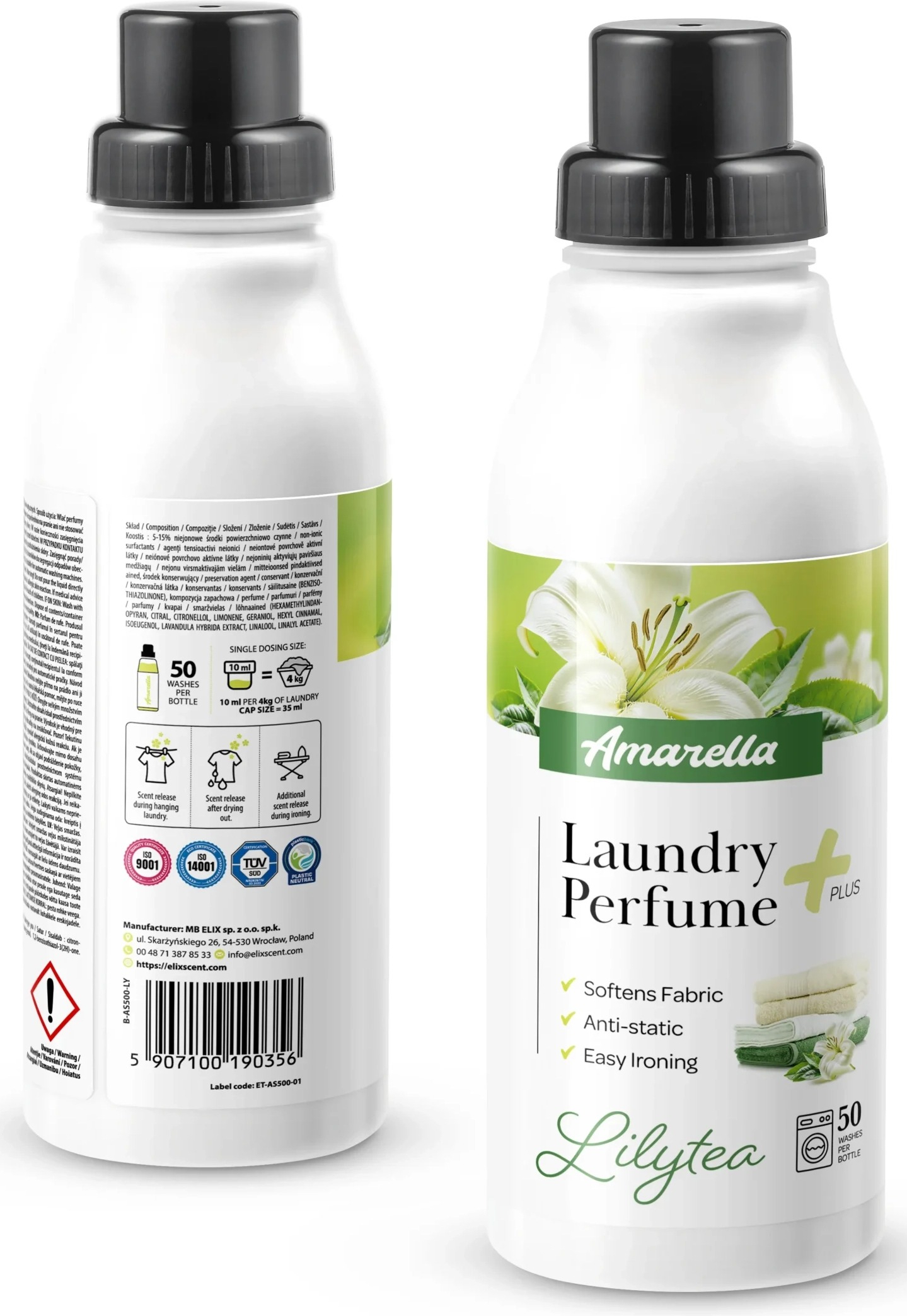 Парфюм для стирки Amarella Lilytea 500 мл фото 2