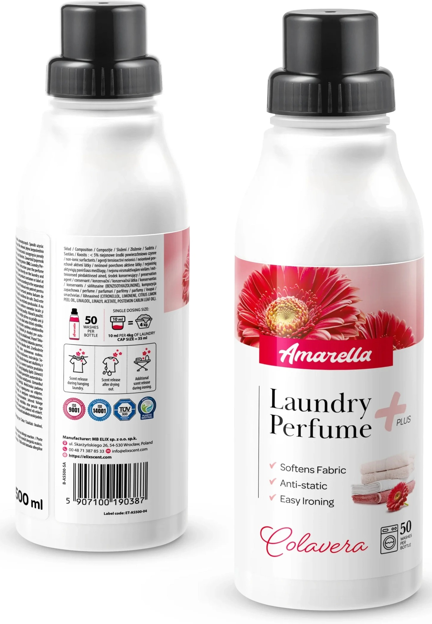 Парфюм для стирки Amarella Colavera 500 мл фото 2