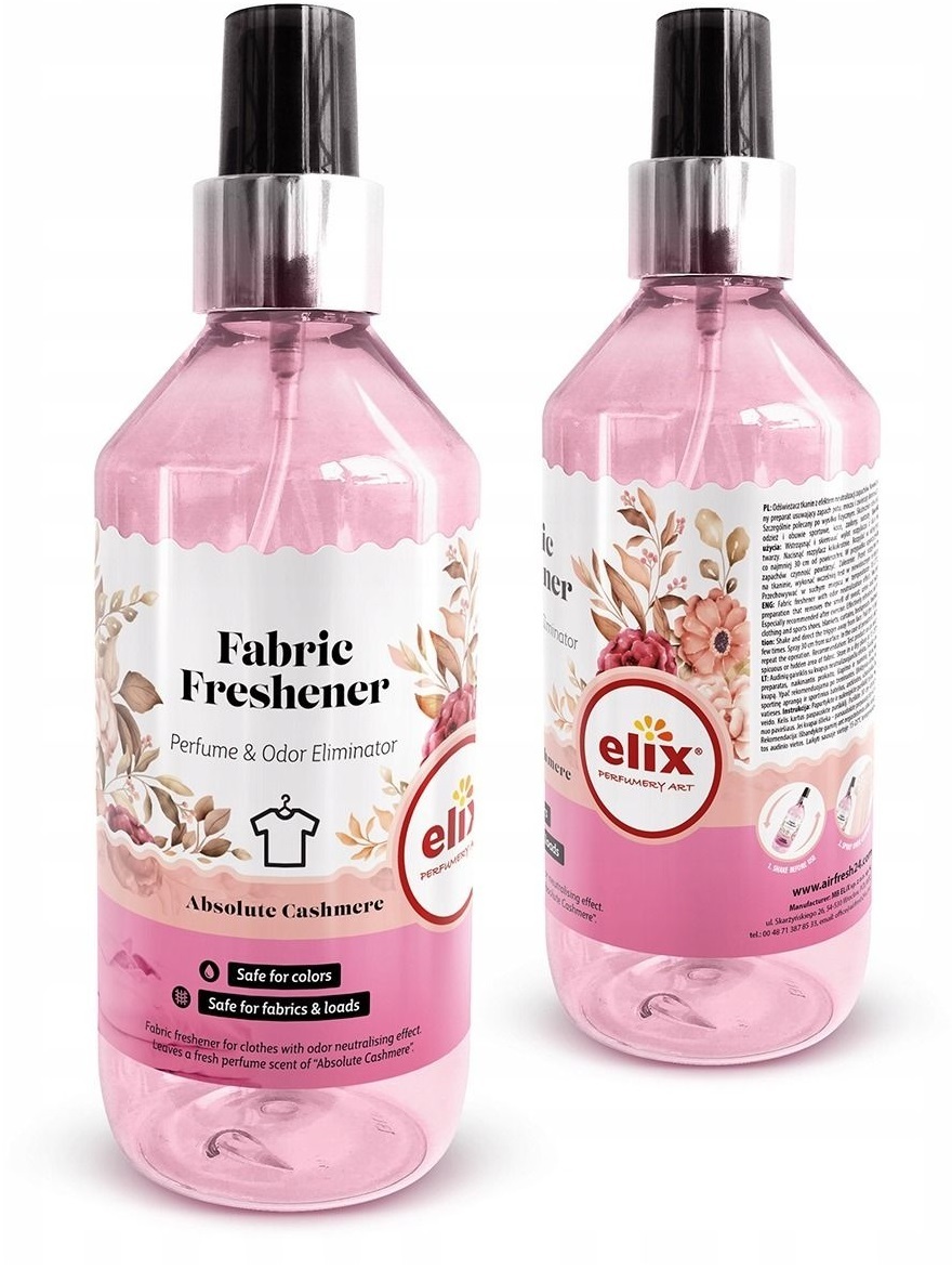 Нейтралізатор запаху тканини Elix Absolute Cashmere 250 млфото2