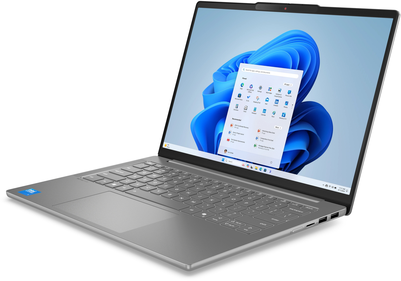 Ноутбук LENOVO ideapad Slim 5 14IRH10 Luna Grey (83HR0059RA)фото3