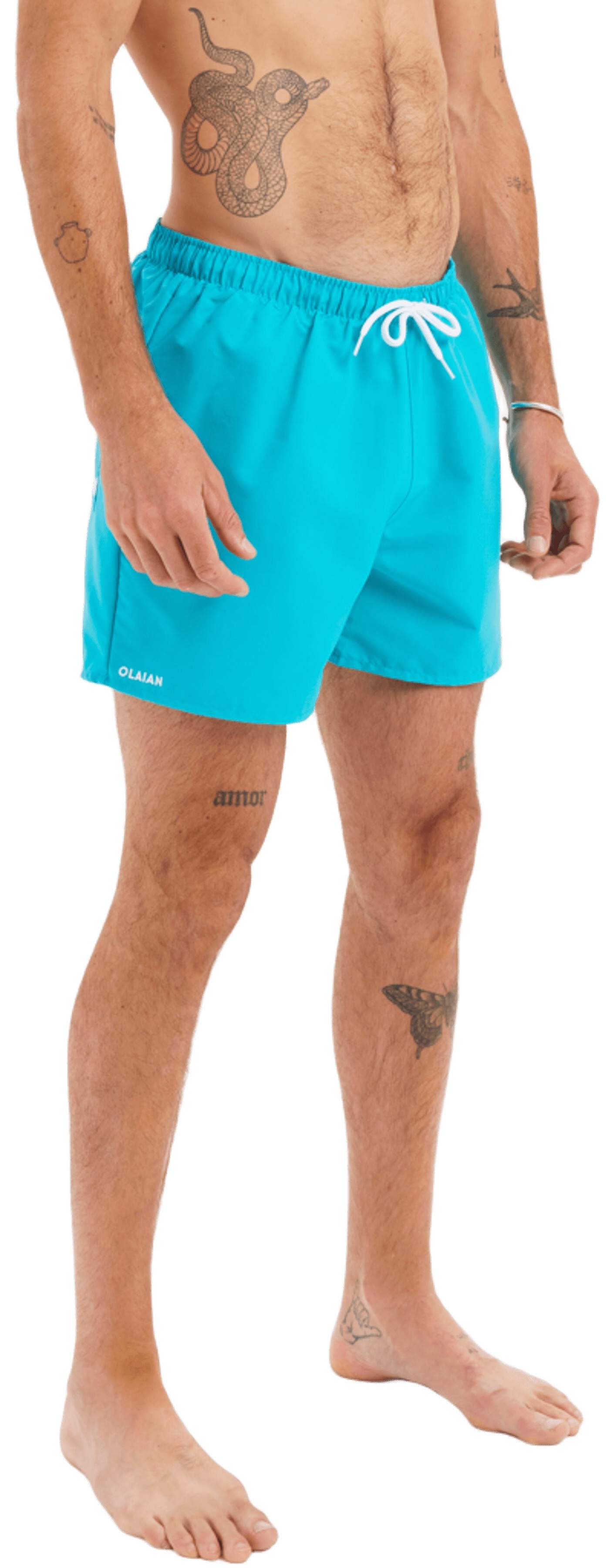 Шорты мужские для серфинга Olaian Hendaia 8776672 S голубые фото 