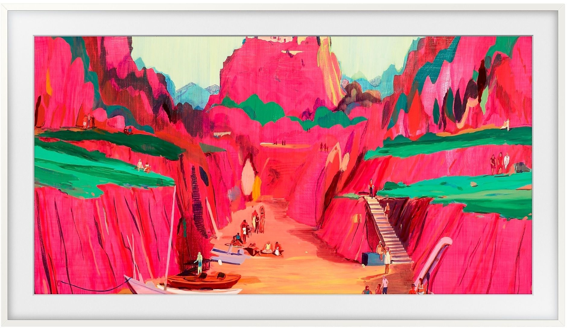 Змінна рамка Samsung для ТВ 75" The Frame 2025 WHITE (VG-SCFF75WTBRU)фото