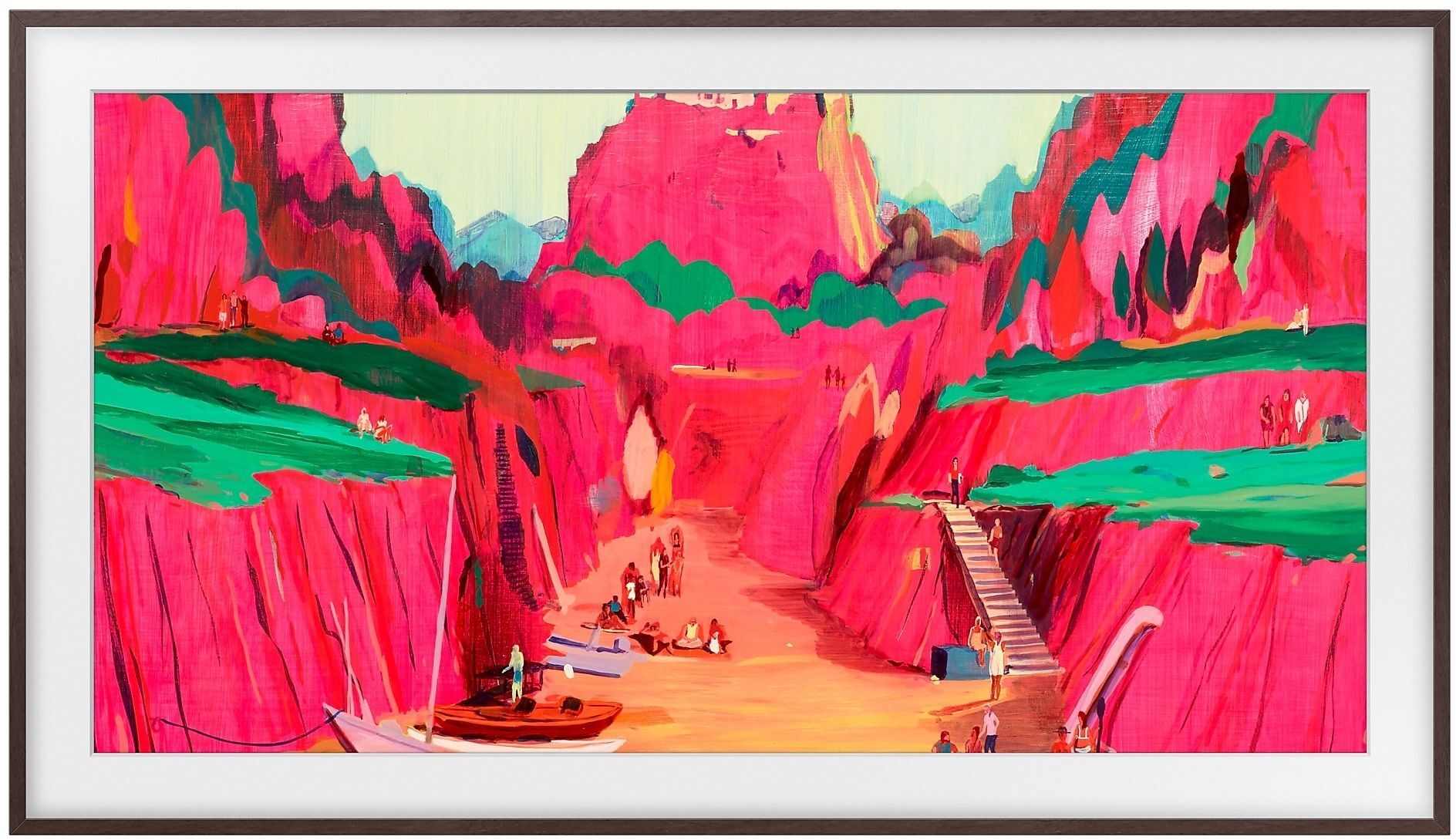 Сменная рамка Samsung для ТВ 75" The Frame 2025 BROWN (VG-SCFF75BWBRU) фото 2