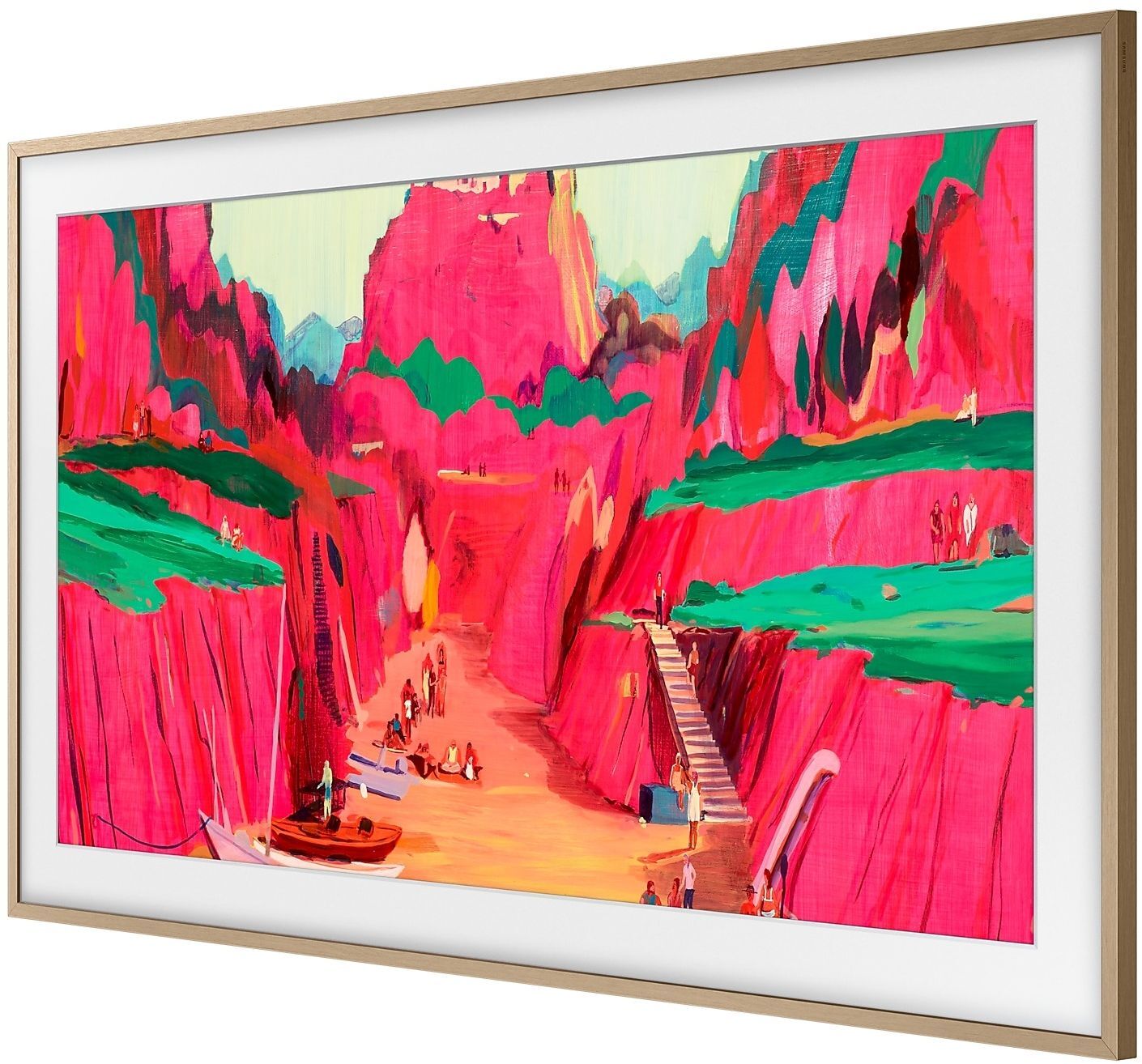 Сменная рамка Samsung для ТВ 75" The Frame 2025 TEAK (VG-SCFF75TKBRU) фото 3