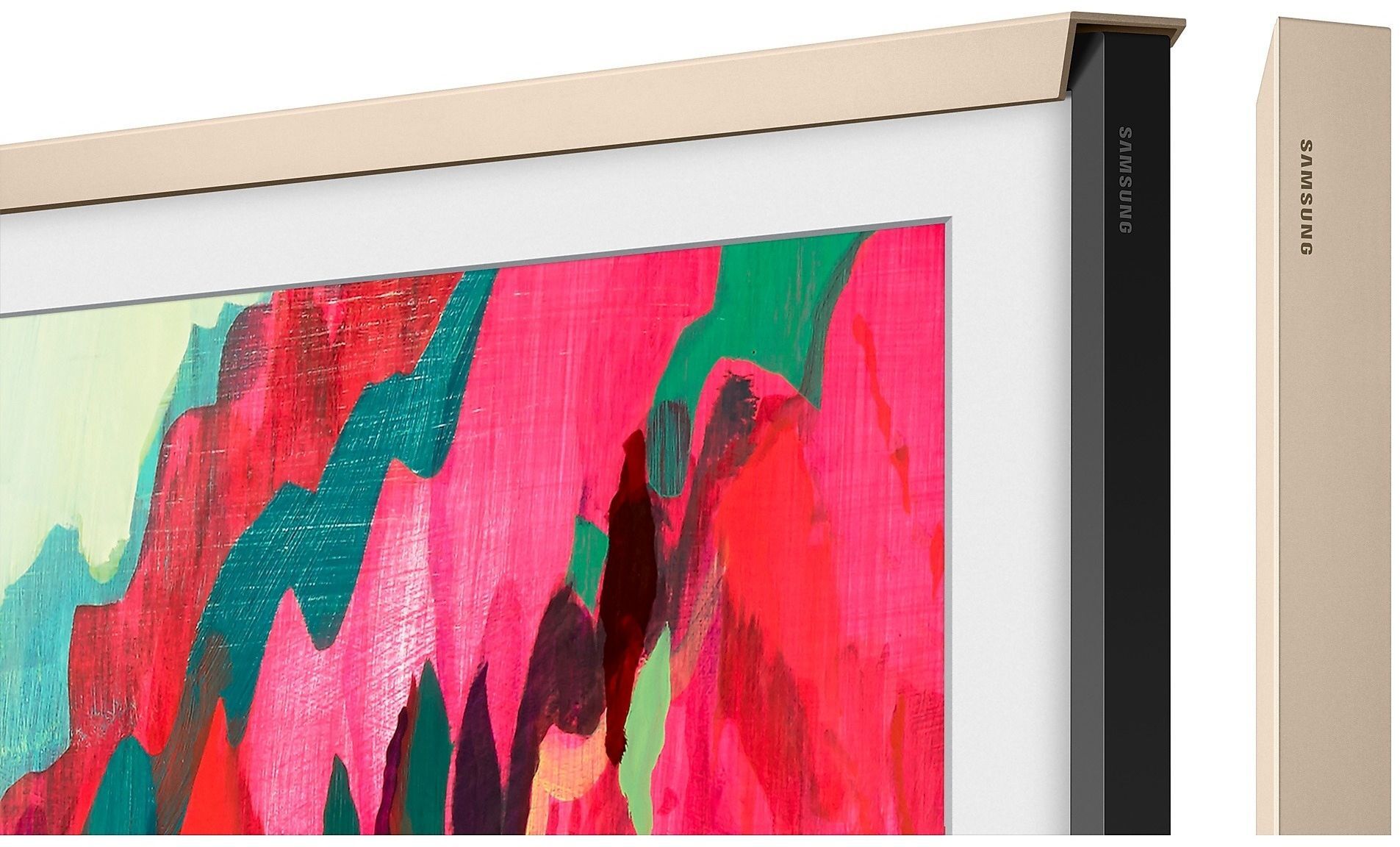 Сменная рамка Samsung для ТВ 75" The Frame 2025 SAND GOLD (VG-SCFF75SGMRU) фото 5