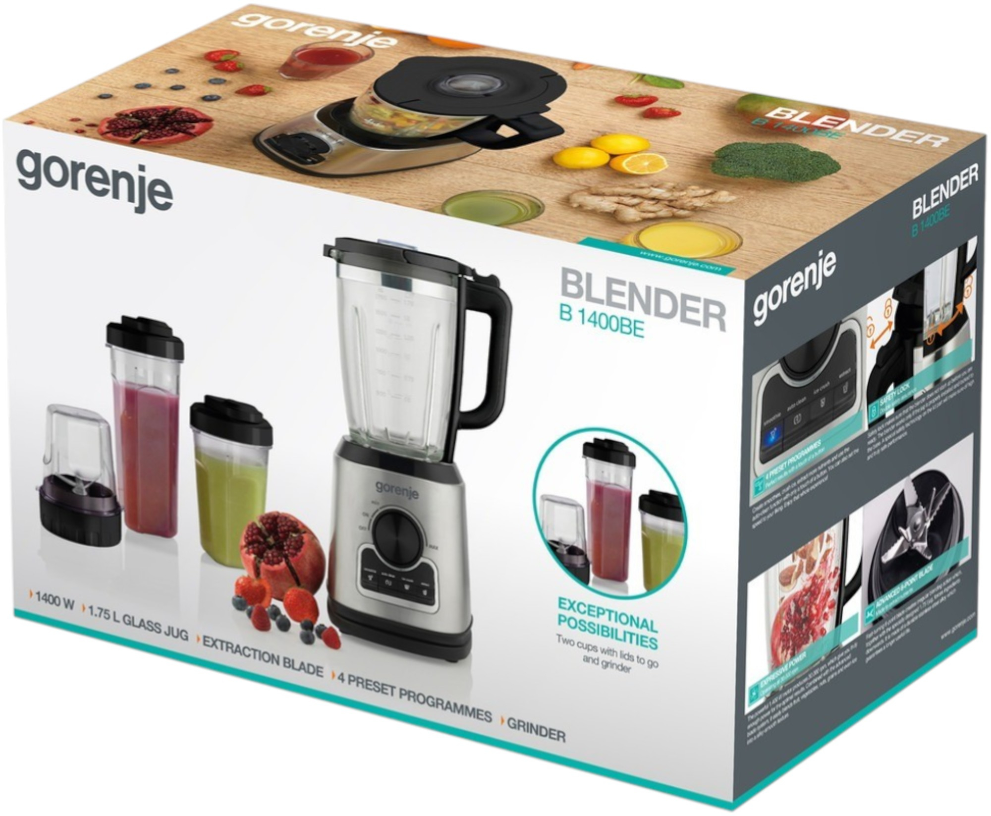 Блендер Gorenje B1400BE фото 6