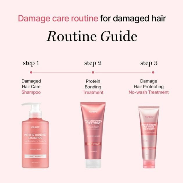 Незмивний крем для волосся Kundal Pb Violet Muguet 130 млфото