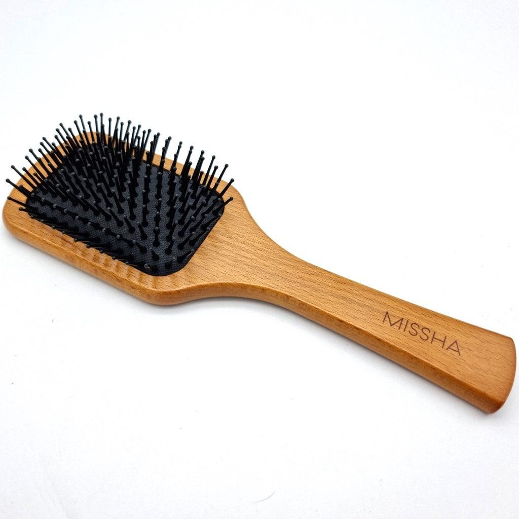 Щетка для волос Missha Wooden Cushion средняя фото 3