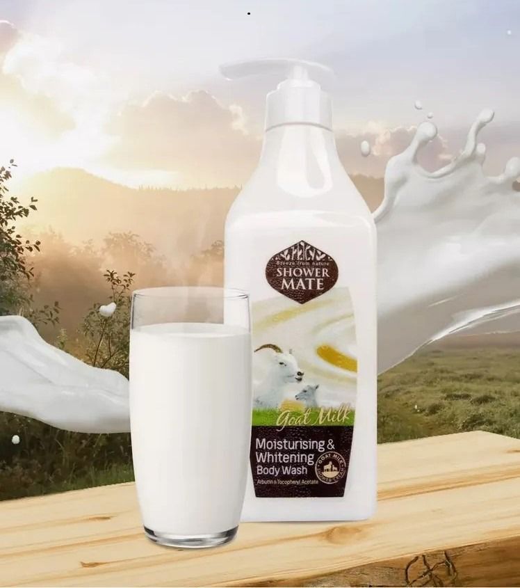 Гель для душу Shower Mate Goat Milk 550 млфото4