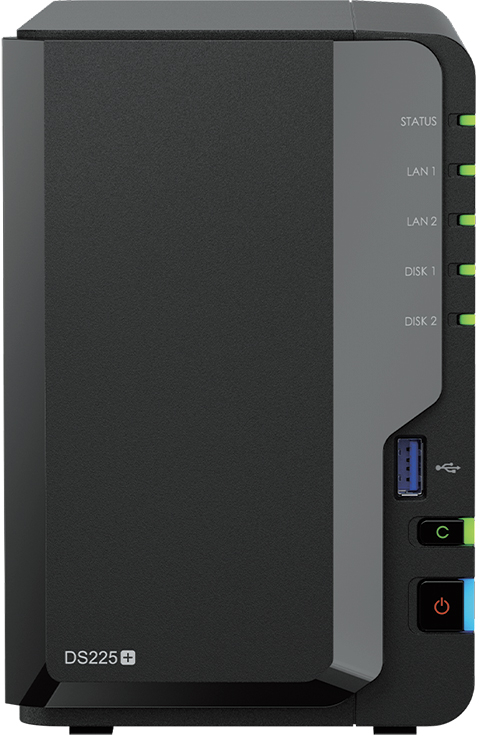 Сетевое хранилище NAS Synology DS225+ (DS225+) фото 3
