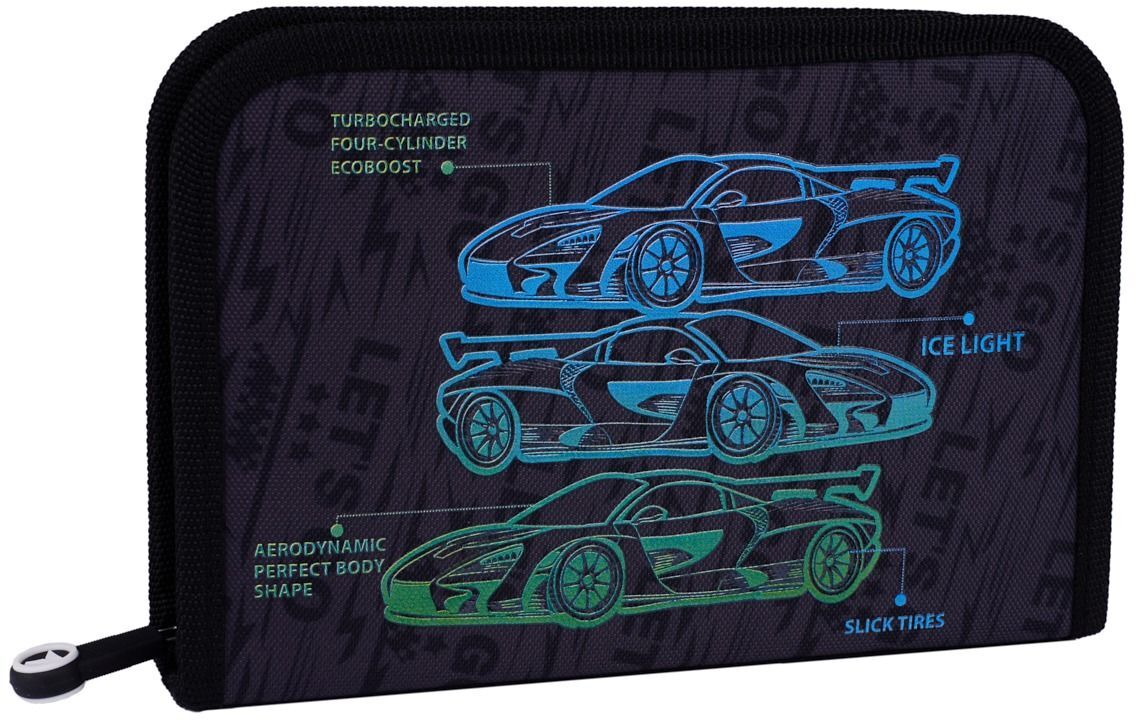 Пенал твердий YES одинарний без клапана HP-02 High Speed (533656)фото2